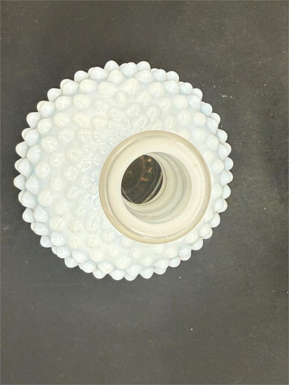 Fenton French Opalescent Hobnail Glass Perfume Bottle - Picture 6 of 8